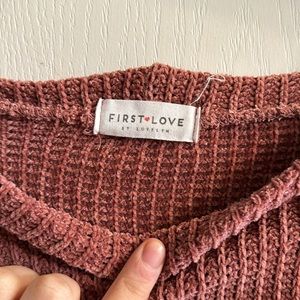 First Love sweater